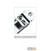 DHZDG 50 3D Concealed Hinges UAE for Heavy Duty Door Systems
